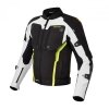 KURTKA MOTOCYKLOWA TEKSTYLNA REBELHORN BORG BLACK GREY FLUO YELLOW L